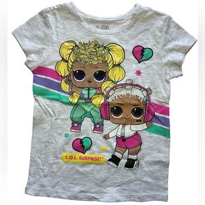 Carter's LOL Surprise Short Sleeve T-Shirt In Gray Size 4